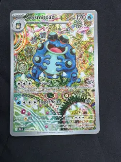 Black Bolt - Seismitoad #105/086  MINT - Pokemon TCG 2025 (Card Only) ENG - Image 3