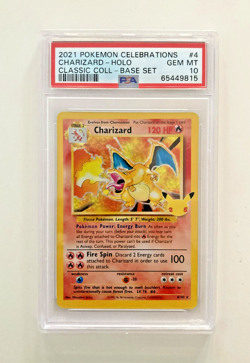Pokemon Card Charizard 25th Holo 4/102 Celebrations ENG Gem Mint PSA 10 - Image 3