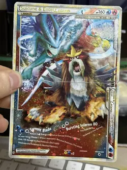 Suicune & Entei Legend 94/95 95/95 Unleashed 2010 Top Bottom Pokémon Card TCG - Image 3