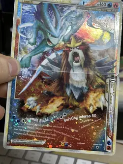 Suicune & Entei Legend 94/95 95/95 Unleashed 2010 Top Bottom Pokémon Card TCG - Image 4