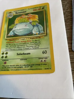Pokemon Venusaur Base Set Holo Card 15/102 LP Condition - Image 13