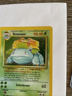 Pokemon Venusaur Base Set Holo Card 15/102 LP Condition - Image 14