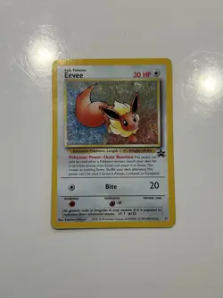 Pokemon TCG Eevee #11 Black Star Promo JR Rally English Rare Card PSA - Image 1