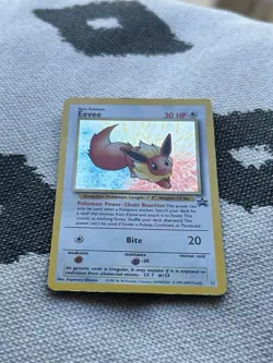 Pokemon TCG Eevee #11 Black Star Promo JR Rally English Rare Card PSA - Image 5