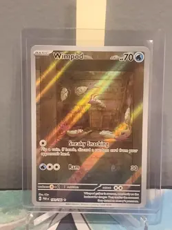 Wimpod 191/182 Illustration Rare Pokemon Card Paradox Rift LP - Image 3