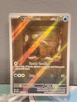 Wimpod 191/182 Illustration Rare Pokemon Card Paradox Rift LP - Image 4