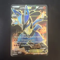 Lucario EX - 107/111 - Pokemon Furious Fists XY Full Art Ultra Rare Card LP - Image 1