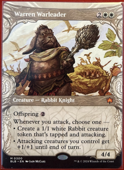 Magic: The Gathering Cards | Warren Warleader #300 Showcase - Bloomburrow NM - Image 2