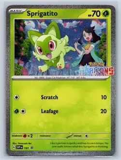 Sprigatito Holofoil 191 Promo SV: Scarlet & Violet Promo Cards Near Mint Pokemon - Image 1