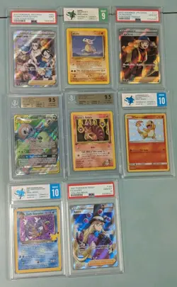 Pokemon TCG Slab Joblot PSA, BGS, TFG Graded Card Bundle Tag Team & 1st Edition! - Image 1