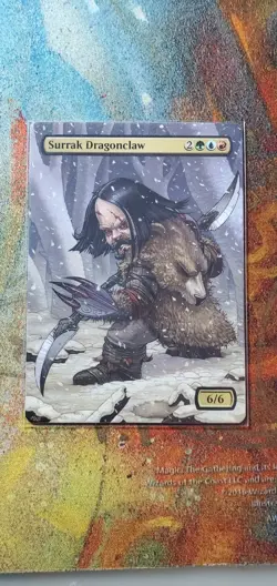 altered art mtg hand painted - Image 1