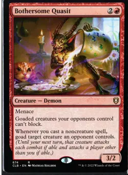 2022 Commander Legends: Battle for Baldur's Gate Bothersome Quasit - Image 1
