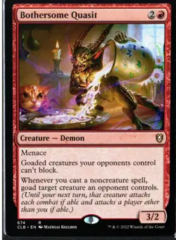 2022 Commander Legends: Battle for Baldur's Gate Bothersome Quasit - Image 3