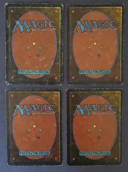 MTG Magic the Gathering Dark Ritual Revised Edition x4 Playset HP Heavy Play - Image 4