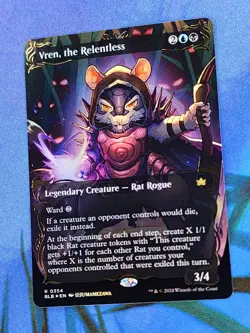 1x RAISED FOIL Vren, the Relentless, NM, Bloomburrow (BLB), Magic Gathering, MtG - Image 2