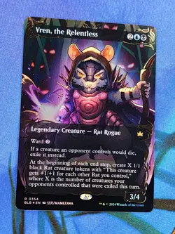 1x RAISED FOIL Vren, the Relentless, NM, Bloomburrow (BLB), Magic Gathering, MtG - Image 3