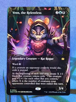 1x RAISED FOIL Vren, the Relentless, NM, Bloomburrow (BLB), Magic Gathering, MtG - Image 5