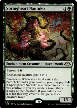 MTG Springheart Nantuko (171) | NM | Modern Horizons 3 (MH3) - Image 1