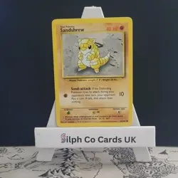 Sandshrew 62/102 Base Set Pokemon Card WOTC - Image 1