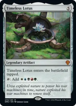 1x Timeless Lotus NM-Mint, English Dominaria United MTG Magic - Image 1