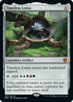 1x Timeless Lotus NM-Mint, English Dominaria United MTG Magic - Image 2