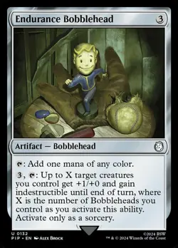 1x Endurance Bobblehead - Foil NM-Mint, English Universes Beyond: Fallout MTG Ma - Image 1