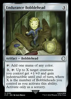 1x Endurance Bobblehead - Foil NM-Mint, English Universes Beyond: Fallout MTG Ma - Image 2
