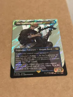 The Wandering Minstrel (Borderless) (Surge Foil) Final Fantasy Foil - Image 3