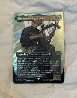 The Wandering Minstrel (Borderless) (Surge Foil) Final Fantasy Foil - Image 4