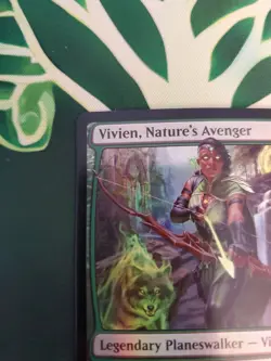 Magic The Gathering Vivien, Nature's Avenger Foil M20 Mythic LP 2019 - Image 8