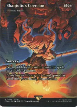 MTG: Final Fantasy: Through the Ages: Showcase Shantotto's Coercion: LP Con - Image 2