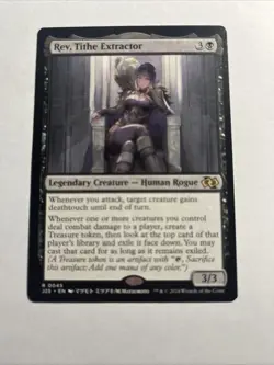 Rev, Tithe Extractor (Anime) - Foundations Jumpstart MTG Plus Bonus Rare!!! - Image 1