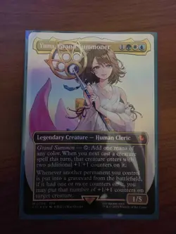 Yuna, Grand Summoner (Borderless) Commander: Final Fantasy Foil - Image 2