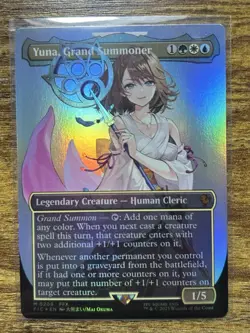 Yuna, Grand Summoner (Borderless) Commander: Final Fantasy Foil - Image 3