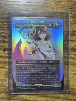 Yuna, Grand Summoner (Borderless) Commander: Final Fantasy Foil - Image 5