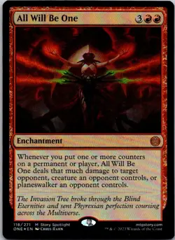 Magic the Gathering Foil All Will Be One Phyrexia: All Will Be One MTG Free Ship - Image 2