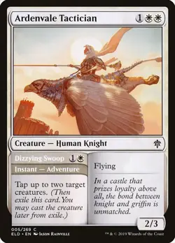 Magic the Gathering MTG Ardenvale Tactician (5) Throne of Eldraine Mint - Image 1