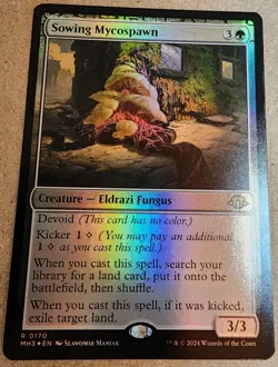Sowing Mycospawn - #170 Foil - Modern Horizons 3 - Mtg - Image 1