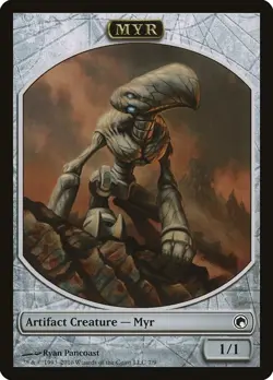 Myr Token 10x - Colorless - Pancoast Art - SOM Scars of Mirrodin - MTG Magic NM - Image 1