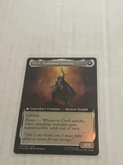 Cecil, Dark Knight FOIL 0445 Extended Art Final Fantasy Mtg - Image 2