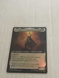 Cecil, Dark Knight FOIL 0445 Extended Art Final Fantasy Mtg - Image 4