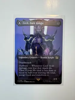 Magic Final Fantasy - Cecil, Dark Knight (Borderless Foil) R 0380 - Image 1