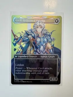 Magic Final Fantasy - Cecil, Dark Knight (Borderless Foil) R 0380 - Image 2