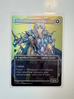 Magic Final Fantasy - Cecil, Dark Knight (Borderless Foil) R 0380 - Image 4