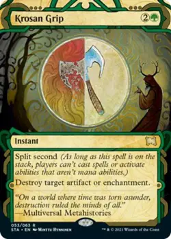 MTG *Krosan Grip Etched Foil X1* (NM) Strixhaven Mystical Archive Free Shipping - Image 2