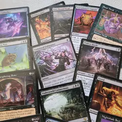 BLACK ***RATS's***EVIL Offering Tribal Custom Complete COMMANDER DECK MTG EDH - Image 14