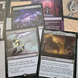 BLACK ***RATS's***EVIL Offering Tribal Custom Complete COMMANDER DECK MTG EDH - Image 7