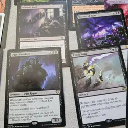 BLACK ***RATS's***EVIL Offering Tribal Custom Complete COMMANDER DECK MTG EDH - Image 8