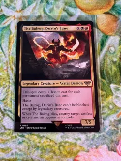 The Balrog, Durin's Bane MTG: LTR *Pack Fresh* - Image 3