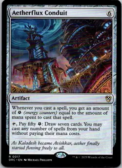 Magic the Gathering Aetherflux Conduit Aetherdrift Commander MTG Free Shipping! - Image 1